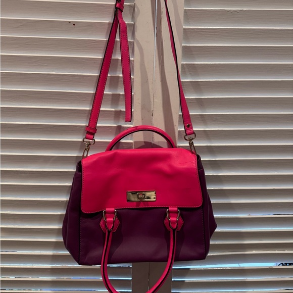 Handbags - Kate Spade Cedar Street Satchel Pink Plum Leather Top Handle Crossbody